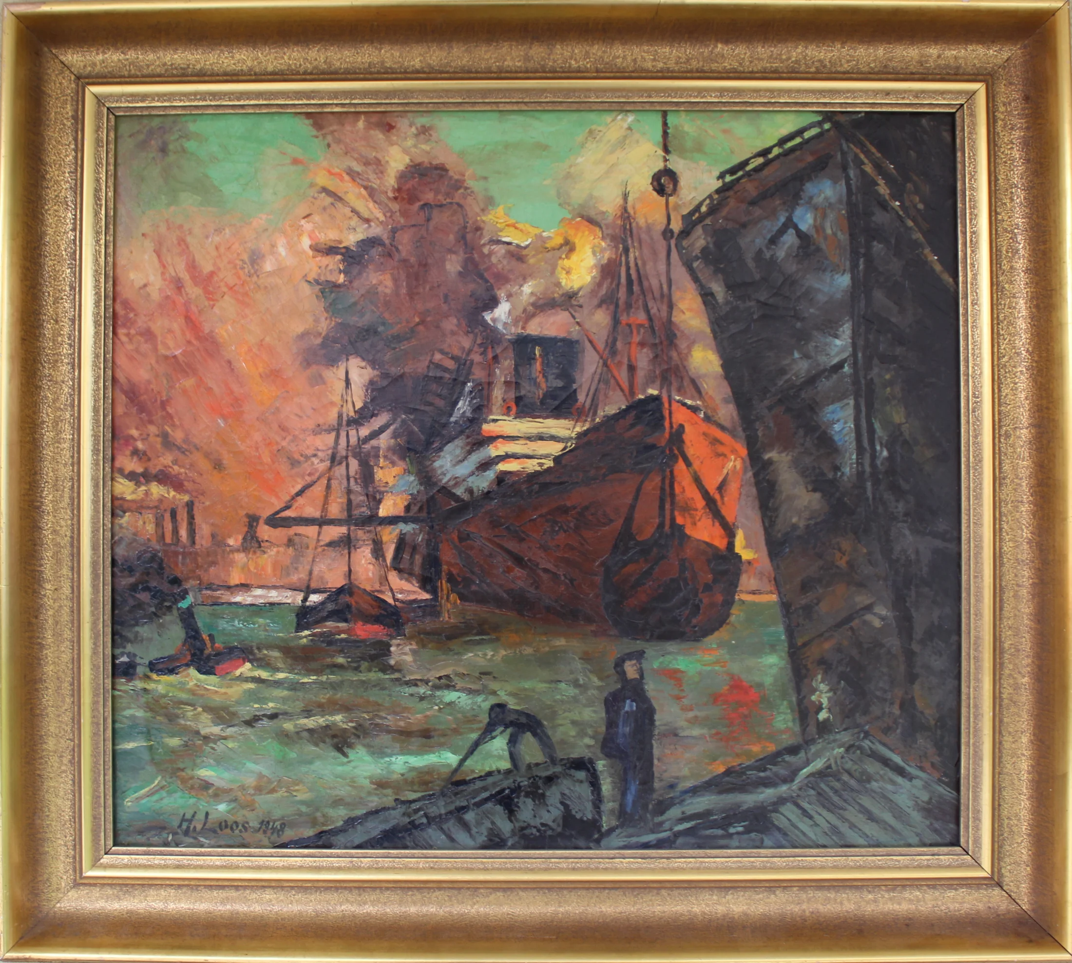 Heinz Loos / Požiar v prístave