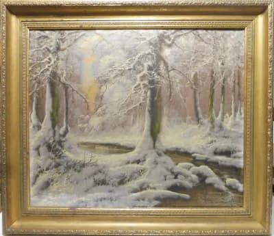 László Neogrády (1896 - 1962) / Zasnežená krajina thumbnail 1