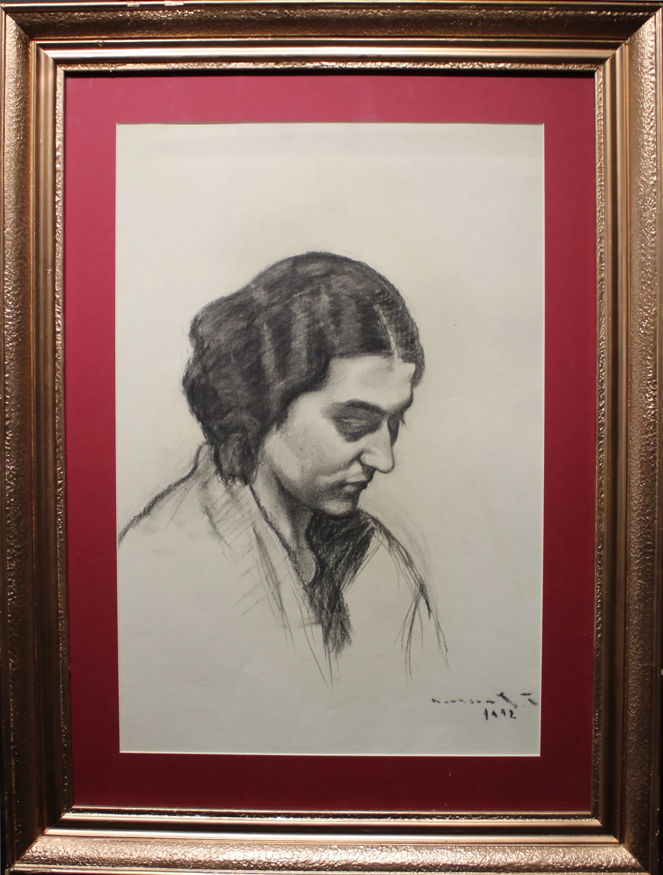 Jozef Teodor Mousson (1887 - 1946) / Portrét mladej ženy - 1