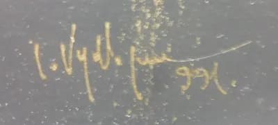 Akademický maliar Doc. Ivan Vychlopen (1941 - 1998) / Zem  thumbnail 2