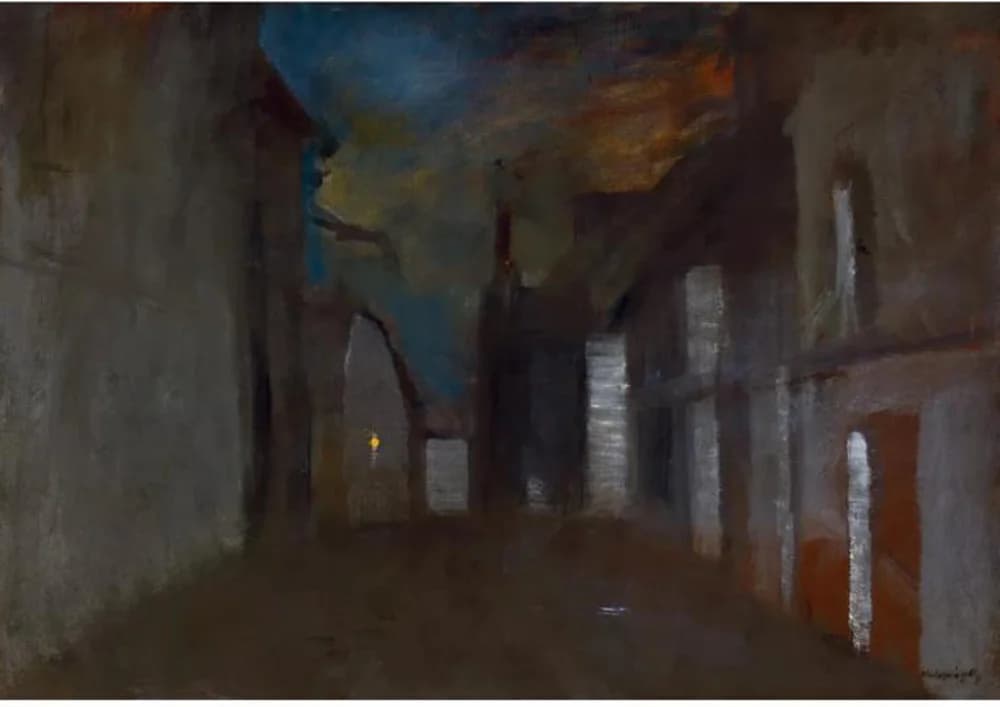 Ladislav Mednyánszky (1852 - 1919) / Nočné svetlá  thumbnail 2