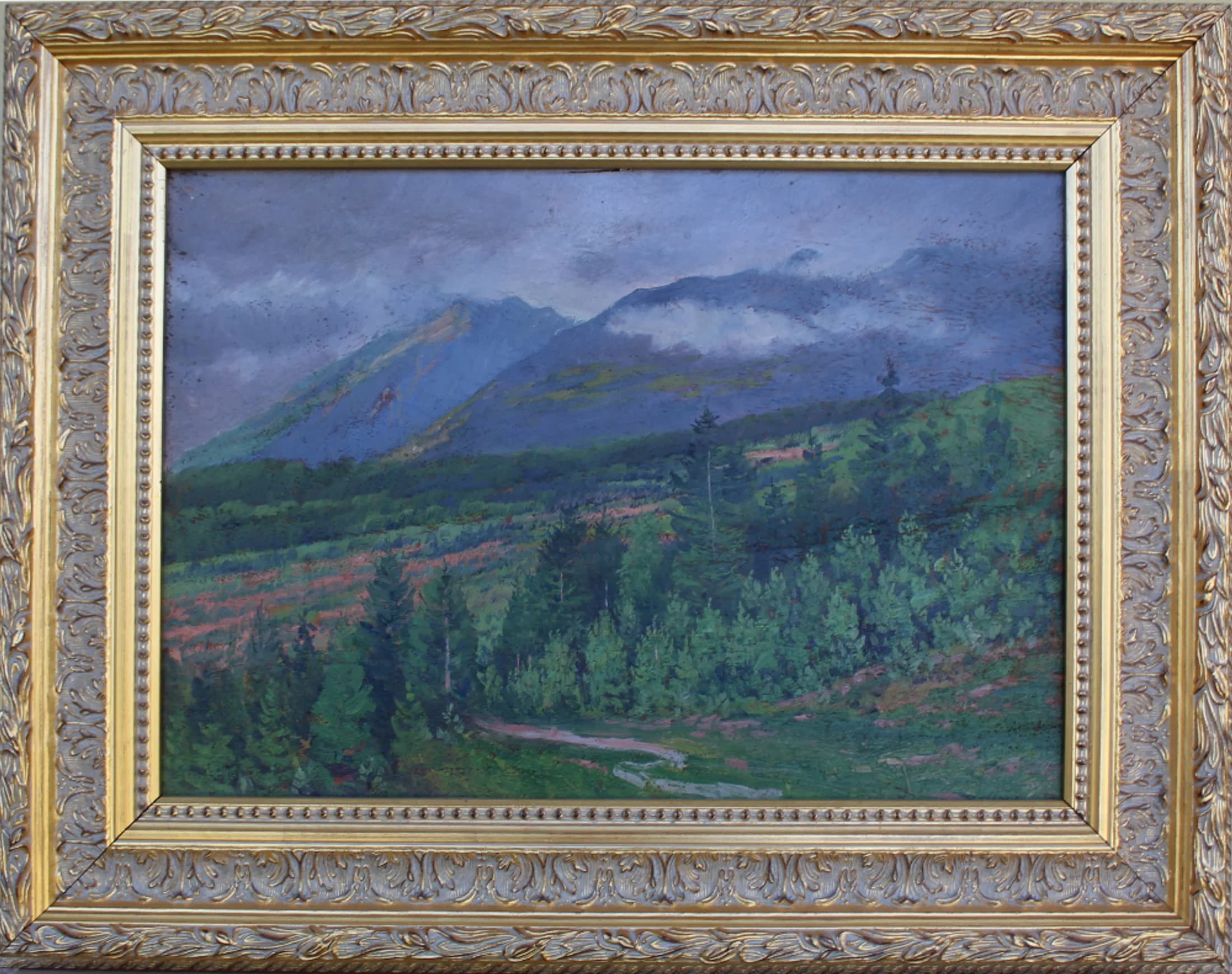 Nándor Katona (1864 - 1932) / Pohľad na Tatry - 1