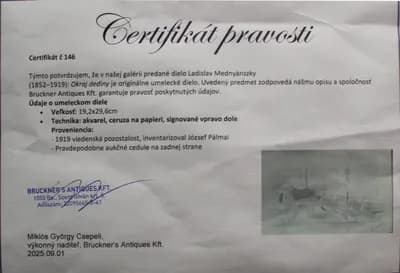 Ladislav Mednyánszky (1852 - 1919) / Okraj dediny thumbnail 2