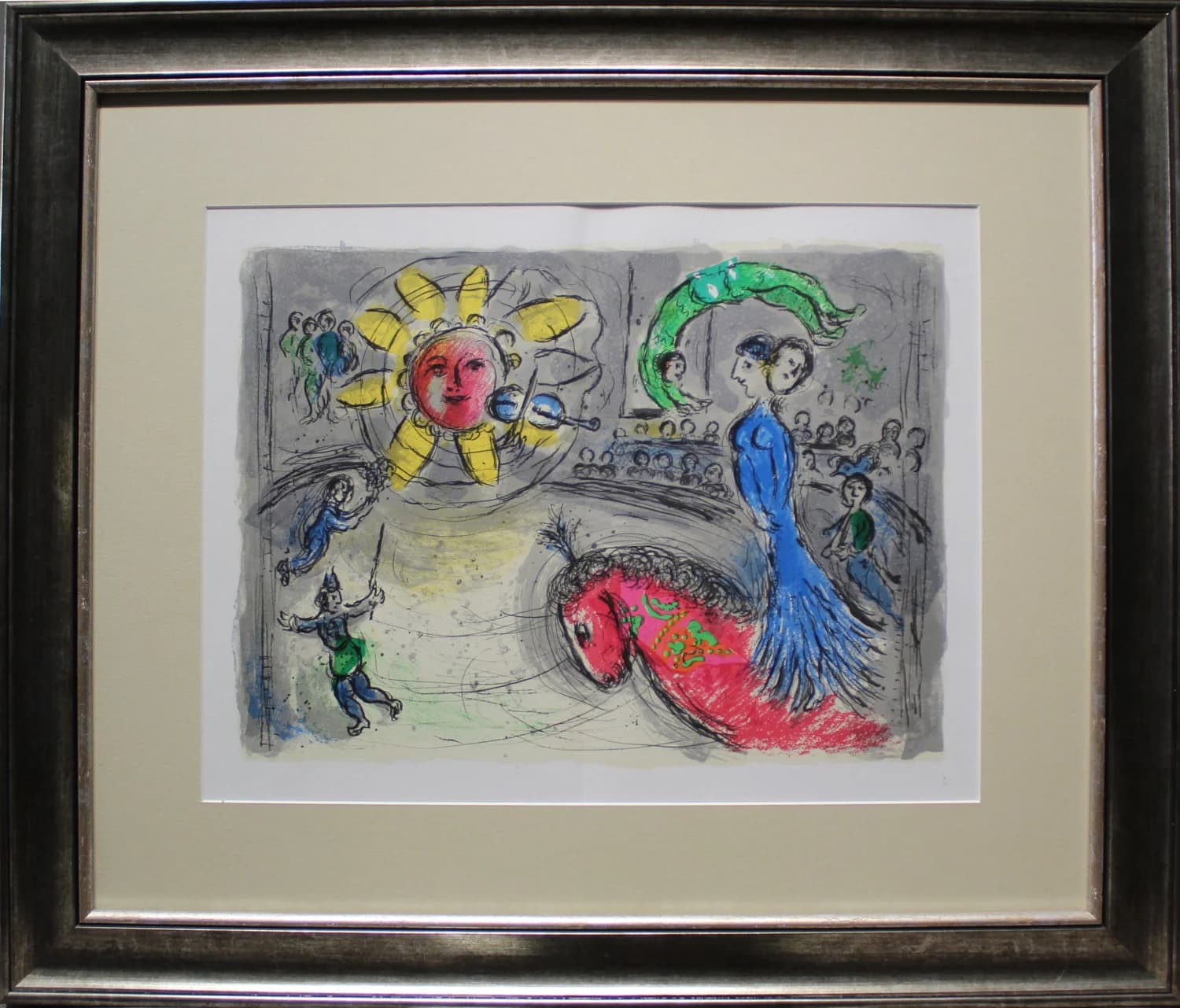 Marc Chagall (1886 - 1985) / Sonne mit rotem Pferd - 1