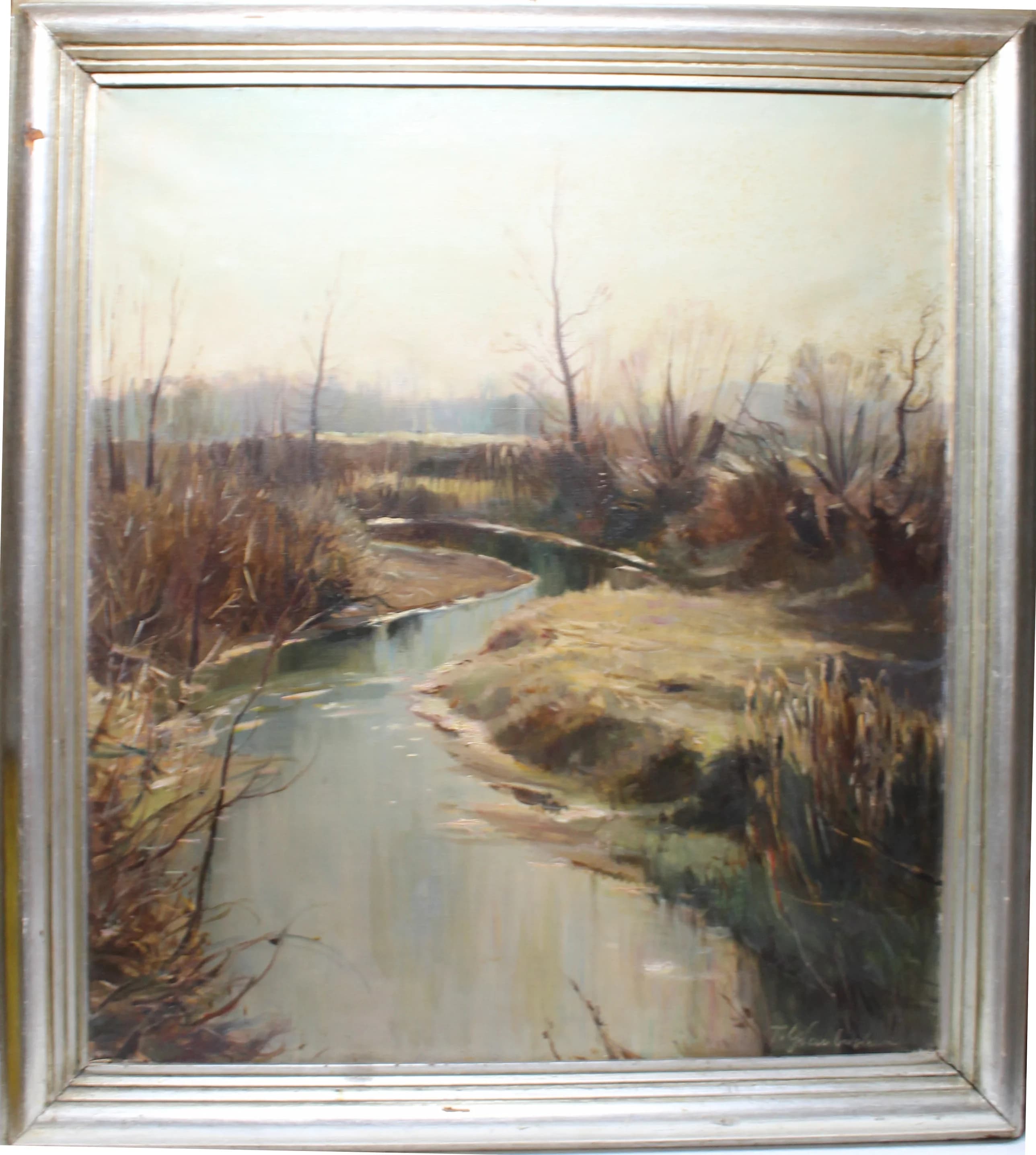 Franz Glaubacker (1896 - 1974) / Krajina s riekou - 1