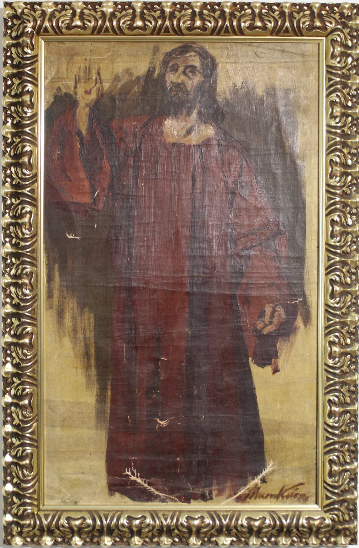 Mihály Munkácsi (1844 - 1900) / Skica k dielu "Príchod Slovanov! - 1