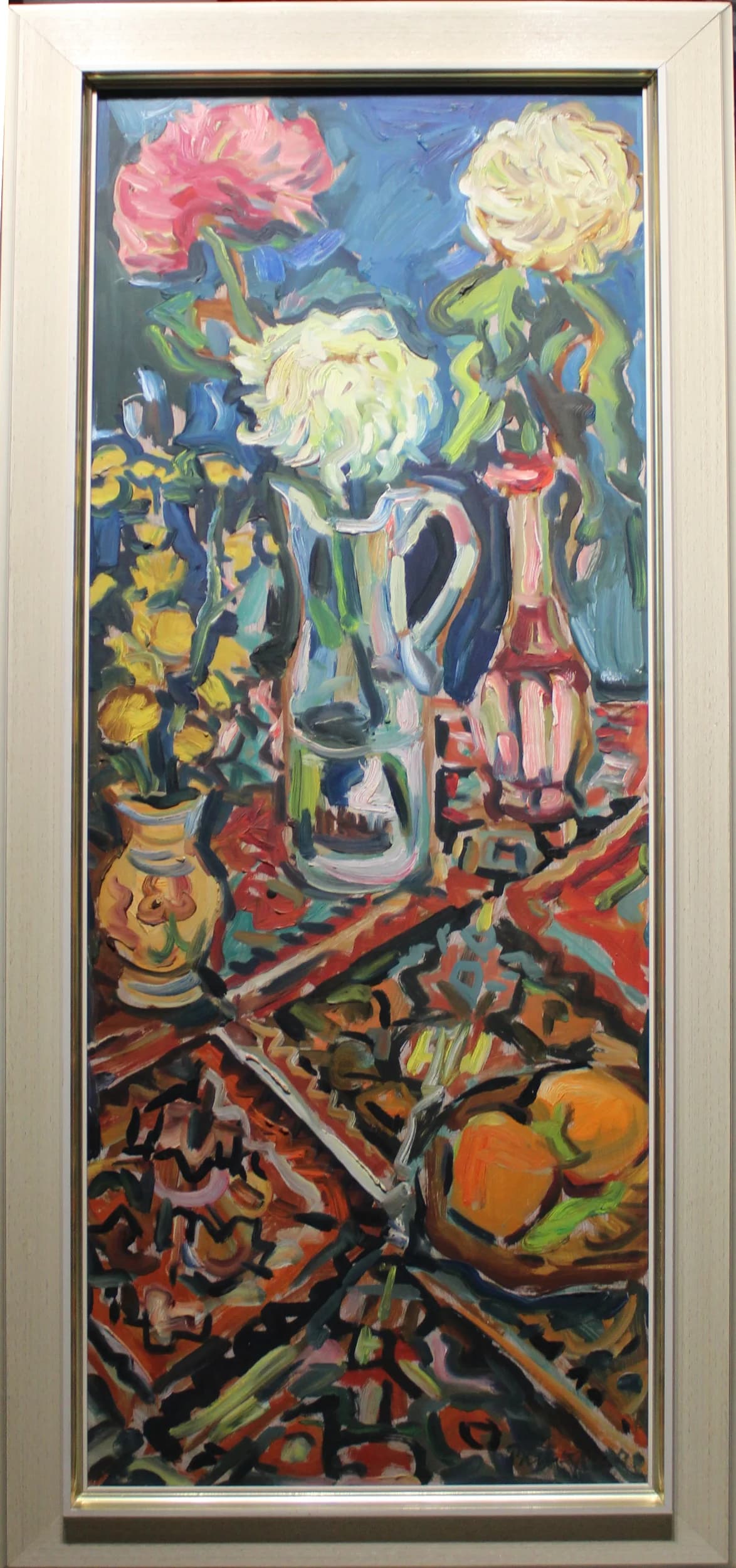 Štefan Prukner (1931 - 2011) / Zátišie s tromi vázami - 1