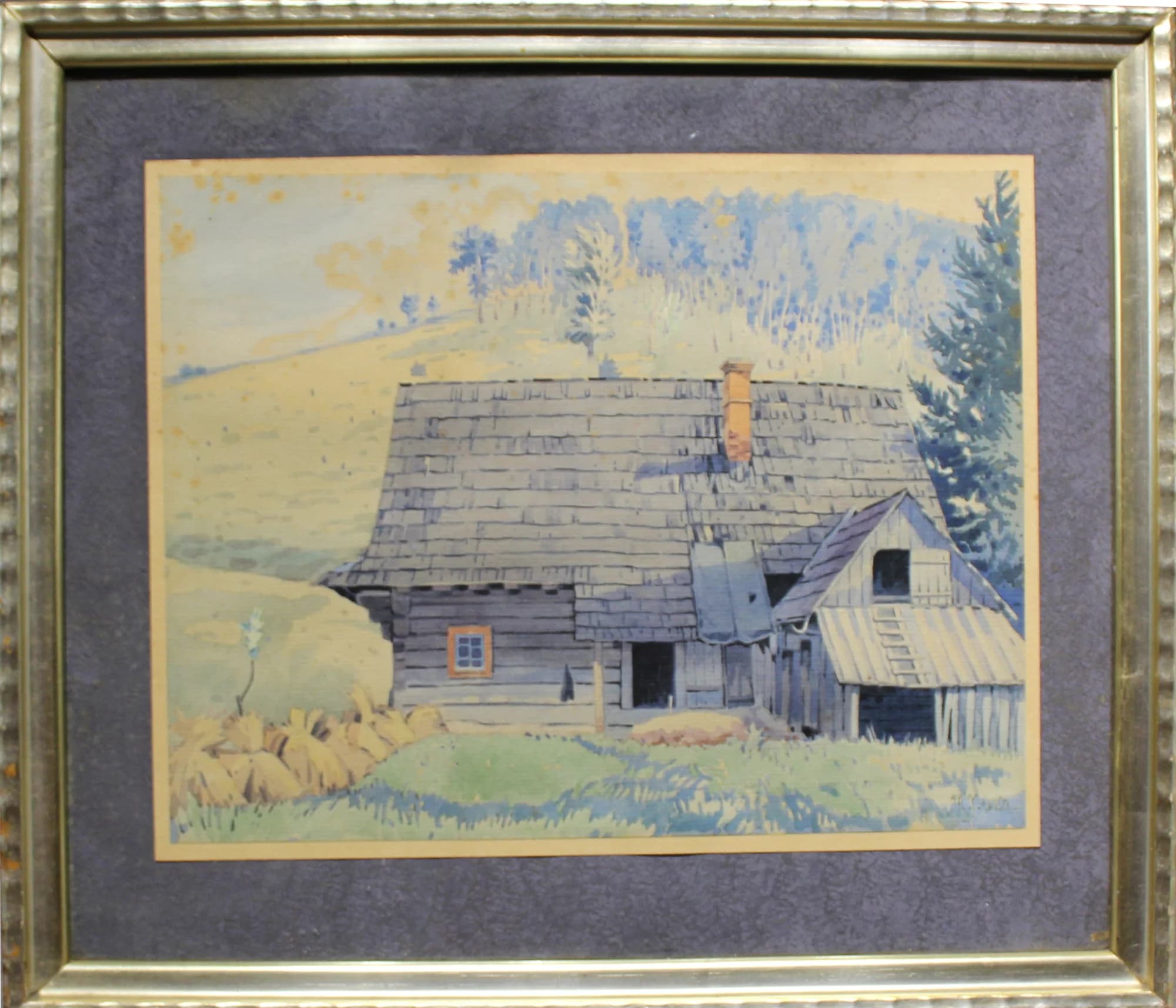 Martin Benka (1888 - 1971) / Chalupa vo Valašskej Bystřici - 1