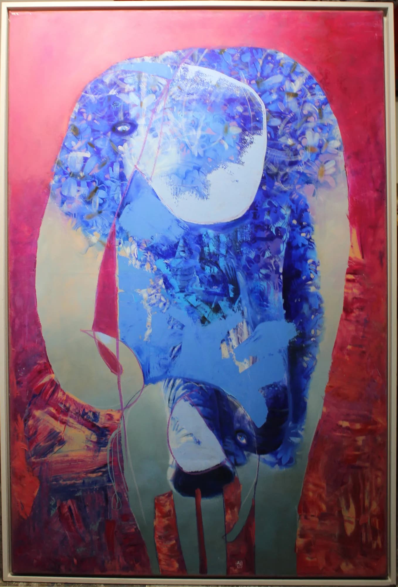 Mgr. Art Jana Viktorová / Slon Samuel syn slonice Silvie - 1