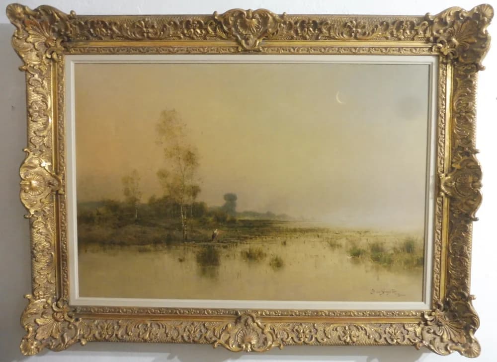 Béla Spányi (1852-1914) / Krajina s jazerom - 1