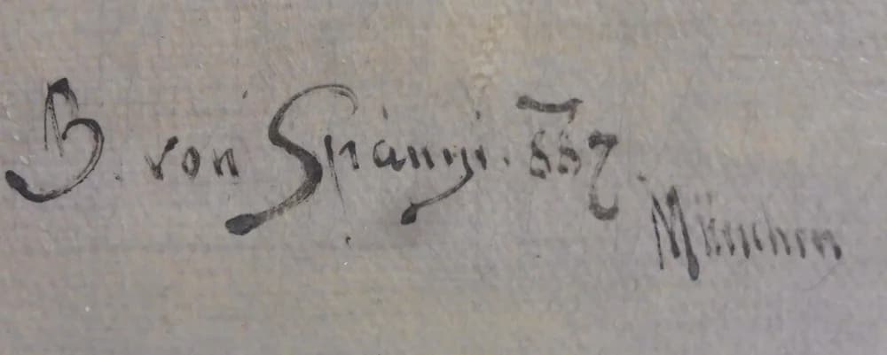 Béla Spányi (1852-1914) / Krajina s jazerom thumbnail 3