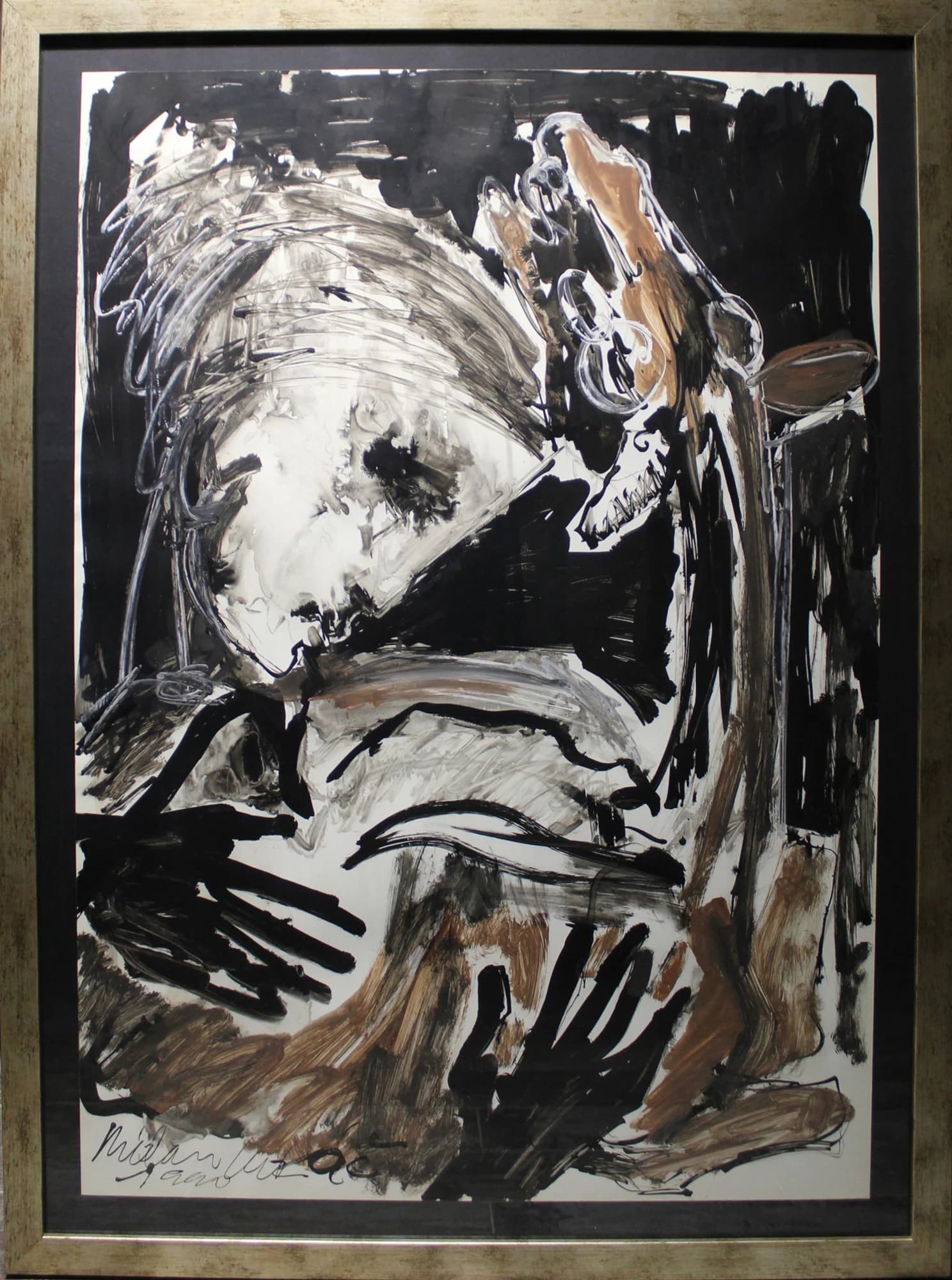 Milan Lukáč (1962) / Dáma s ovcou - 1