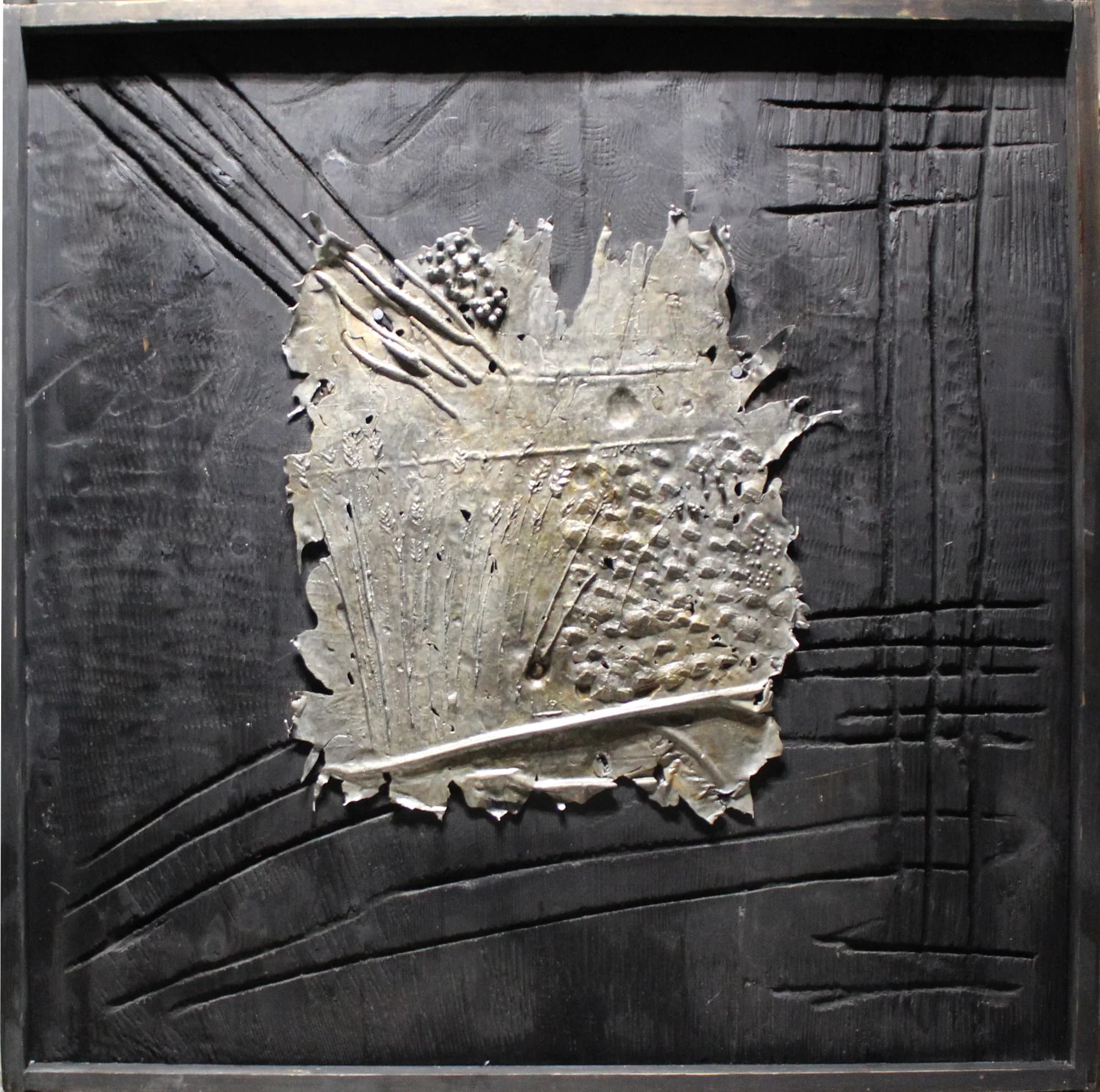 Milan Lukáč (1962) / Čierny reliéf - 1