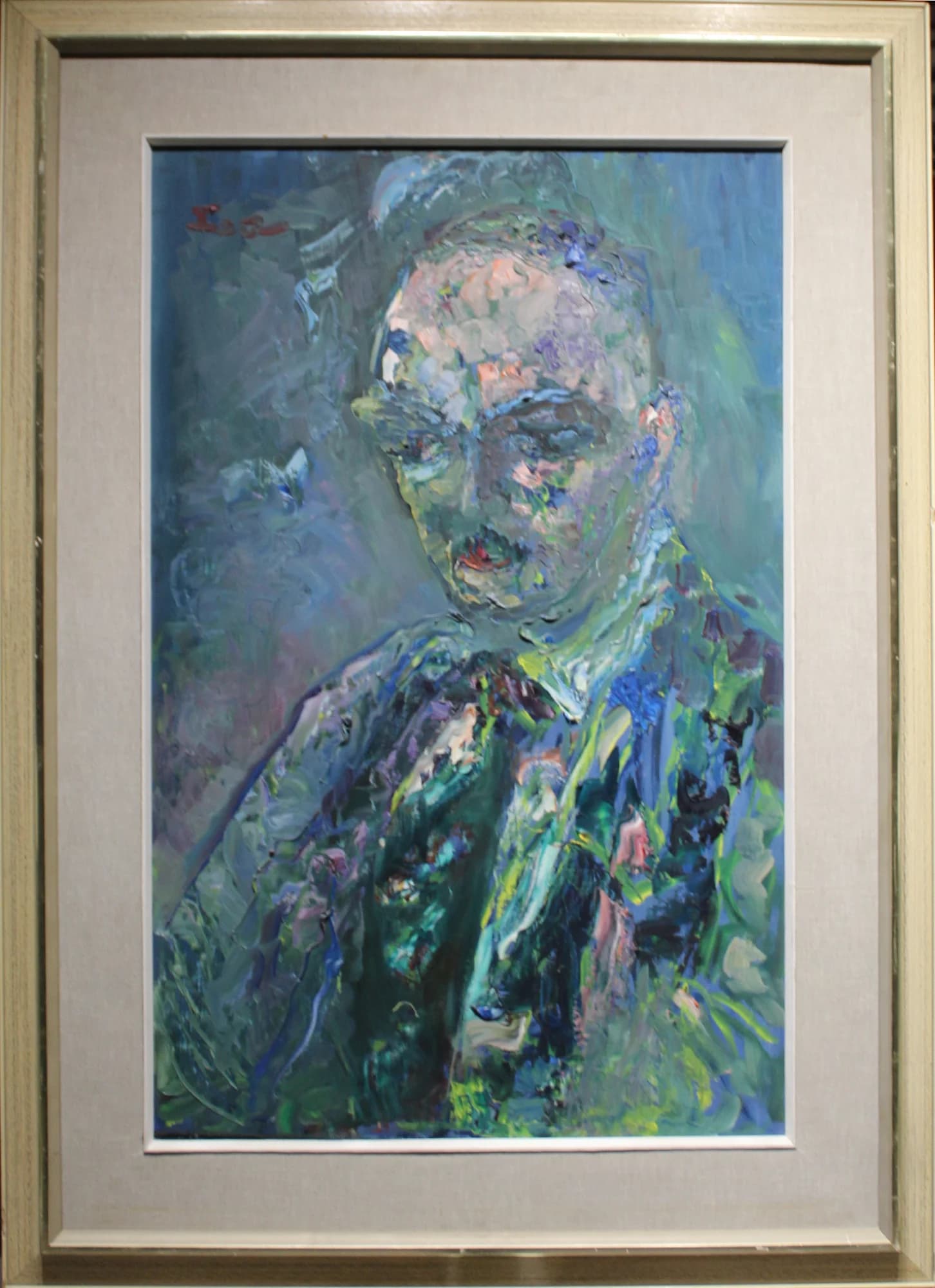 Lea Mrázová (1906 - 1995) / Portrét Emila Boleslava Lukáča - 1