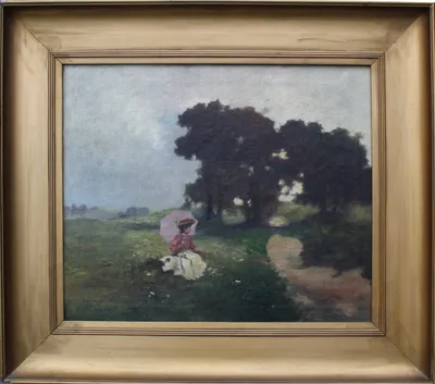 Antal Neogrády (1861 - 1942) / Dáma so slnečníkom