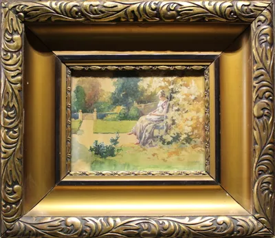 Antal Neogrády (1861 - 1942) / Na lavičke