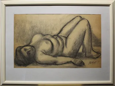 Alexander Kiss (1935 - 2021) / Ležiaca