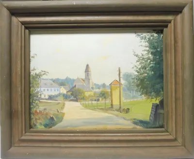 Imro Weiner-Kráľ (1901 - 1978) / Dedinské námestie (pripisované)