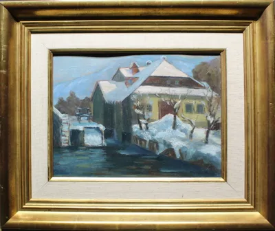 Jozef Teodor Mousson (1887 - 1946) / Vodný mlyn pod Tatrami