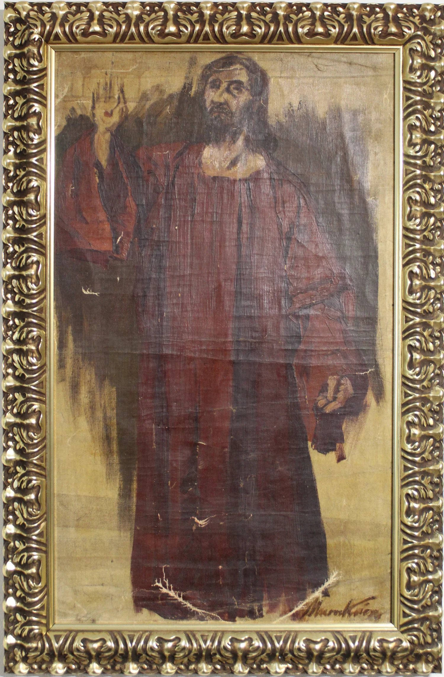 Mihály Munkácsi (1844 - 1900) / Skica k dielu "Príchod Slovanov!