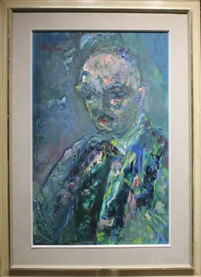 Lea Mrázová (1906 - 1995) / Portrét Emila Boleslava Lukáča