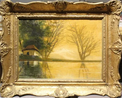 Jenö Szepesi-Kuszka (1885 - 1936) / Dom pri jazere