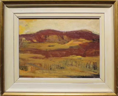 Mária Medvecká (1914 - 1987) / Červeno-žlté polia