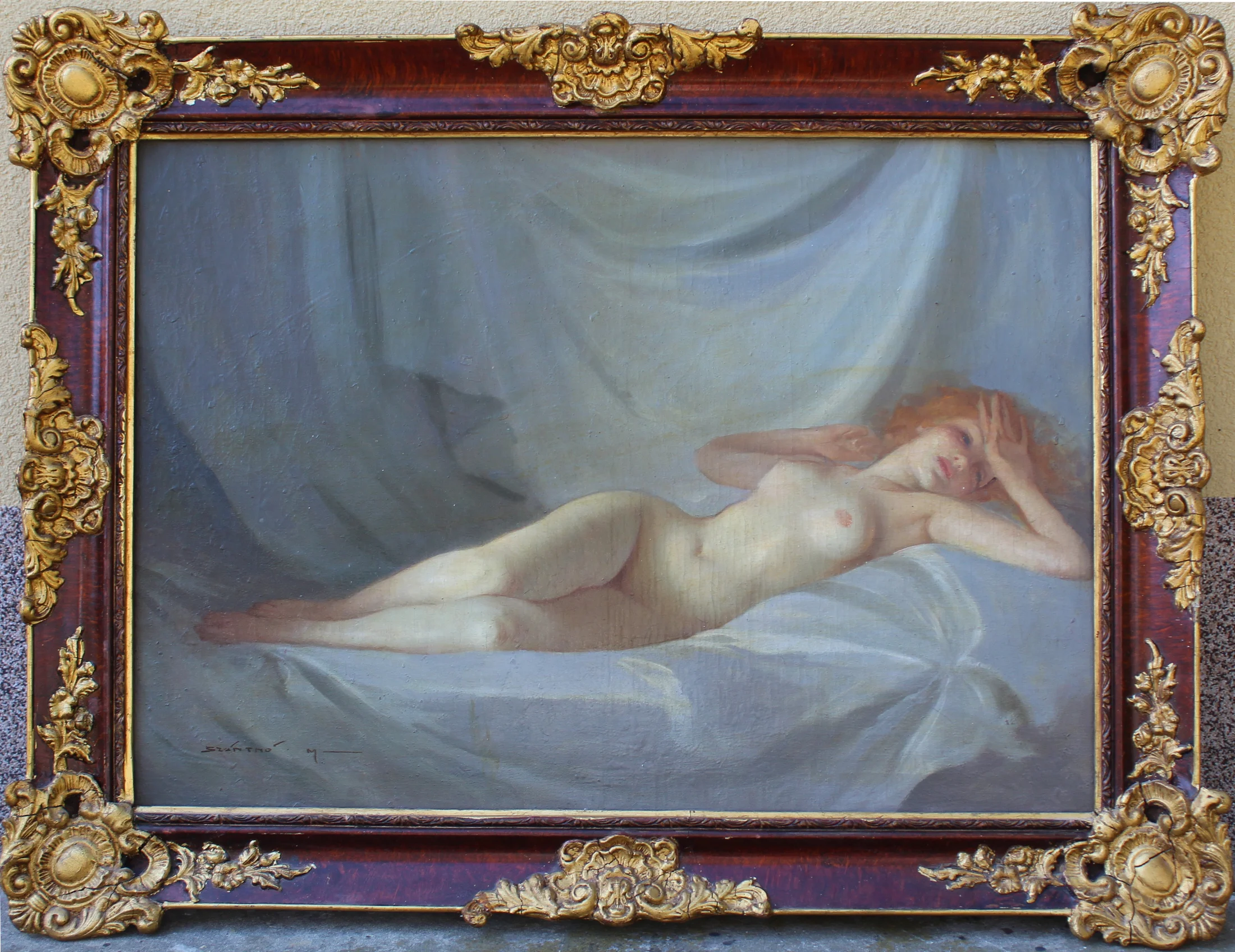 Mária Szánthó (1897 - 1998) / Ležiaci akt